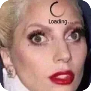 ❓ emoji Sticker_with_GaGa by: @OptimisticBitch Telegram sticker 14 of 81
