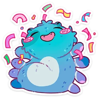 🥳 emoji Пучи без текста ➩ @Earth928B Telegram sticker 18 of 44