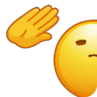 ✋ emoji Смайлии; @shtukatipo Telegram sticker 13 of 26