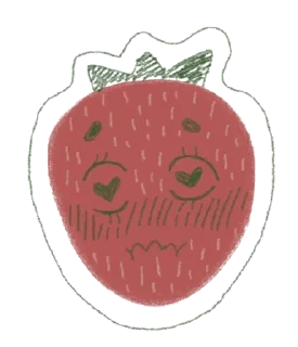 Sticker from клубника :-) @weirddsweaterr