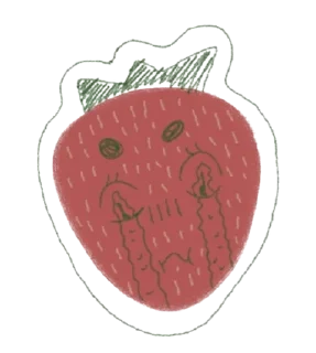 Sticker from клубника :-) @weirddsweaterr