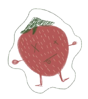 Sticker from клубника :-) @weirddsweaterr