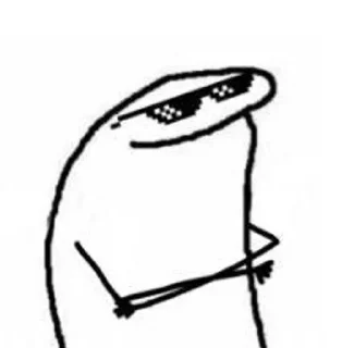 😎 emoji Человечек Telegram sticker 22 of 71