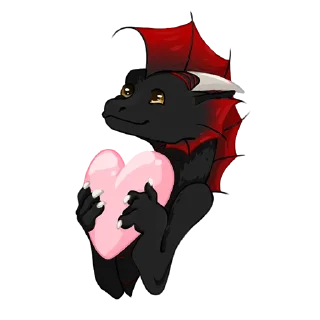 ❤️ emoji Crimson Night Sky Telegram sticker 8 of 106