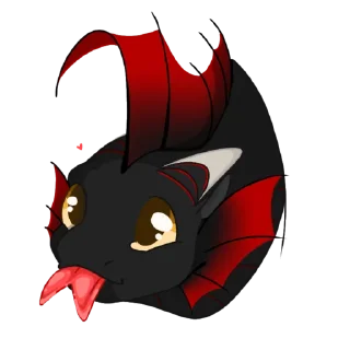😋 emoji Crimson Night Sky Telegram sticker 6 of 106