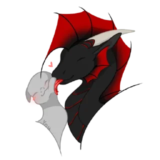 Sticker from Crimson Night Sky