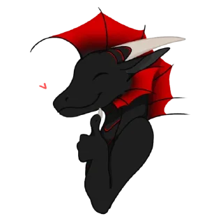 👍 emoji Crimson Night Sky Telegram sticker 22 of 106