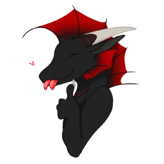 👍 emoji Crimson Night Sky Telegram sticker 23 of 106