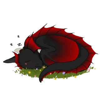 💤 emoji Crimson Night Sky Telegram sticker 10 of 106