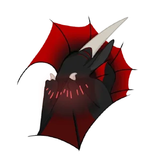 😳 emoji Crimson Night Sky Telegram sticker 11 of 106