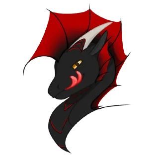 😋 emoji Crimson Night Sky Telegram sticker 16 of 106