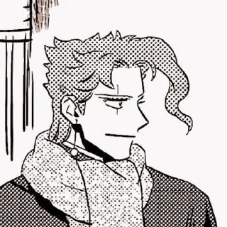 💬 emoji Kakyoin Noriaki( @Stikerslissa ) Telegram sticker 5 of 31