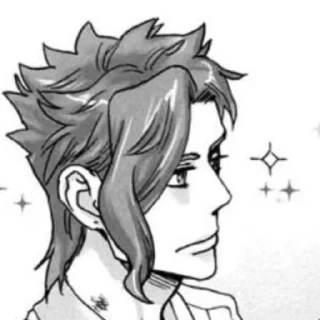 Sticker from Kakyoin Noriaki