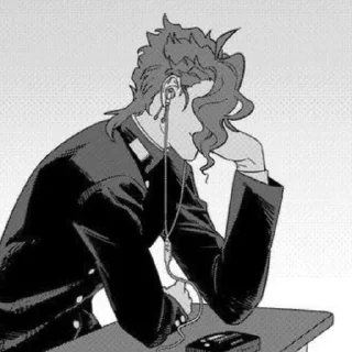 💬 emoji Kakyoin Noriaki( @Stikerslissa ) Telegram sticker 2 of 31