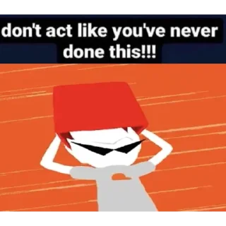 😏 emoji Dirk Strider good stickerpack Telegram sticker 14 of 55