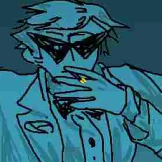 🚬 emoji Dirk Strider good stickerpack Telegram sticker 22 of 55