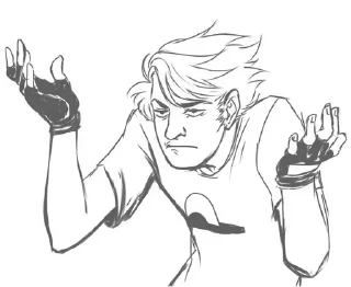 😑 emoji Dirk Strider good stickerpack Telegram sticker 18 of 55