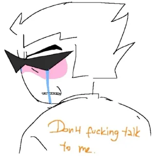 😰 emoji Dirk Strider good stickerpack Telegram sticker 13 of 55