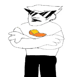 😎 emoji Dirk Strider good stickerpack Telegram sticker 21 of 55