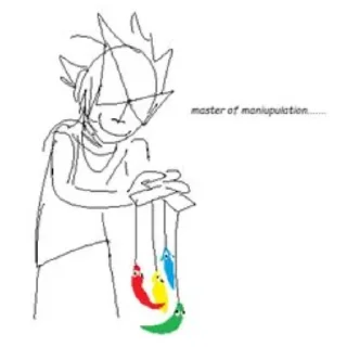 🤹 emoji Dirk Strider good stickerpack Telegram sticker 20 of 55