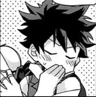 😳 emoji Mha Telegram sticker 8 of 13