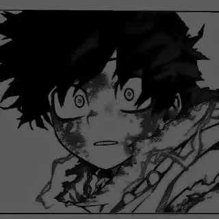 😟 emoji Mha Telegram sticker 9 of 13