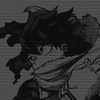 Sticker from Mha
