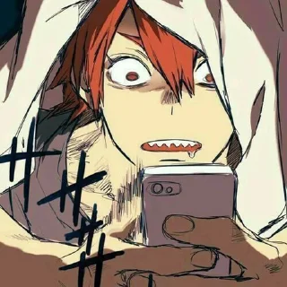 Sticker from Kirishima MHA