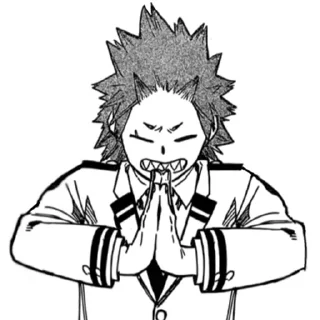 Sticker from Kirishima MHA