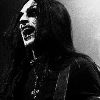 Sticker from Black metal