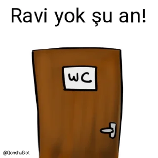 🚽 emoji Ravi @Qonshubot Telegram sticker 22 of 31