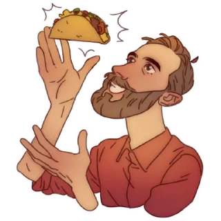 🌮 emoji лучшее тревел шоу Telegram sticker 18 of 20