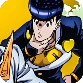 🤔 emoji Josuke ➩ @Earth928B Telegram sticker 23 of 50