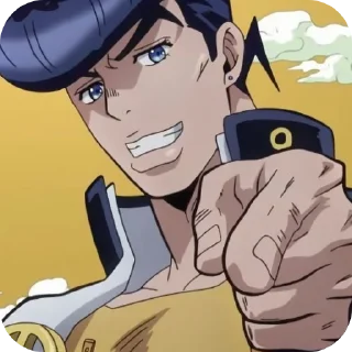 🫵 emoji Josuke ➩ @Earth928B Telegram sticker 12 of 50