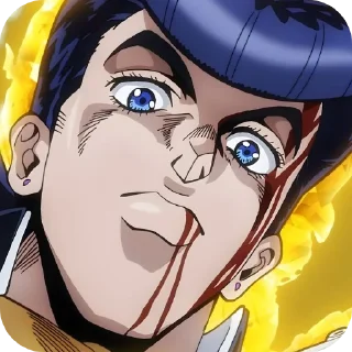 😶 emoji Josuke ➩ @Earth928B Telegram sticker 11 of 50