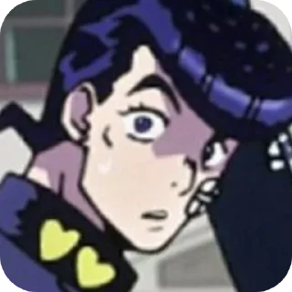 😦 emoji Josuke ➩ @Earth928B Telegram sticker 14 of 50