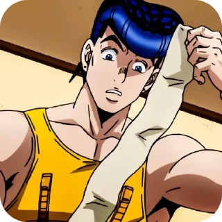 🫢 emoji Josuke ➩ @Earth928B Telegram sticker 22 of 50