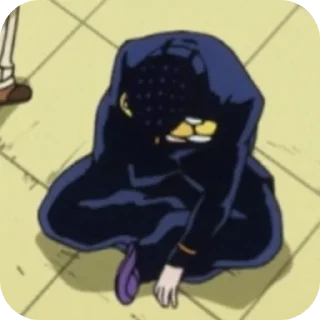 😔 emoji Josuke ➩ @Earth928B Telegram sticker 15 of 50