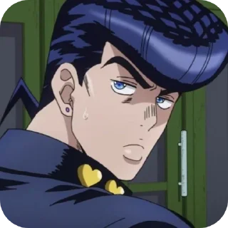 😑 emoji Josuke ➩ @Earth928B Telegram sticker 9 of 50