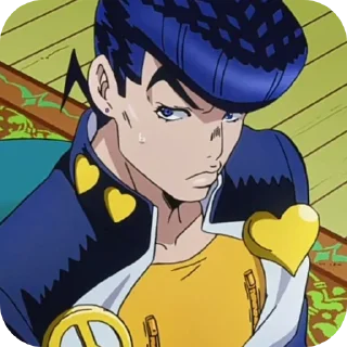 😤 emoji Josuke ➩ @Earth928B Telegram sticker 20 of 50