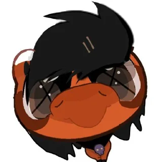 ⭐️ emoji Красная панда 😍🦴 @grape_stickerbot Telegram sticker 22 of 36