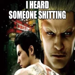 Sticker from Cropped Yakuza memes