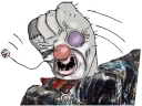 😡 emoji Rashka the Square Vatnik Telegram sticker 5 of 105