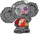 🐨 emoji Rashka the Square Vatnik Telegram sticker 16 of 105