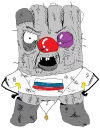 Sticker from Rashka the Square Vatnik