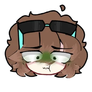 🤢 emoji Лопоклоша/Автор@tiuxi_uwu/ Telegram sticker 5 of 11