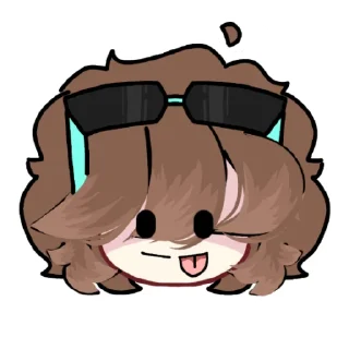 😜 emoji Лопоклоша/Автор@tiuxi_uwu/ Telegram sticker 3 of 11
