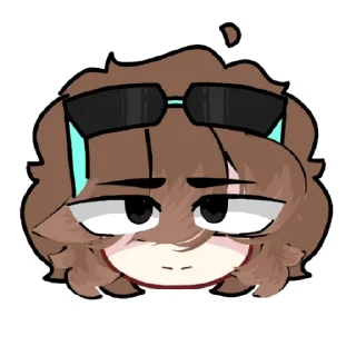 😐 emoji Лопоклоша/Автор@tiuxi_uwu/ Telegram sticker 6 of 11