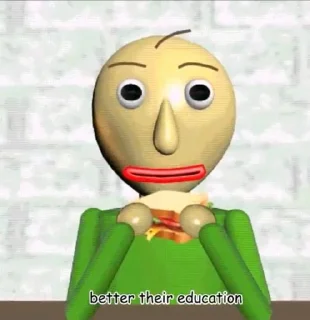 Sticker from Baldi