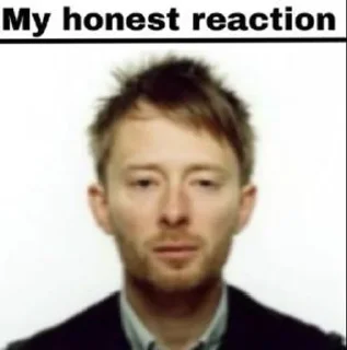 Sticker from radiohead mental illness